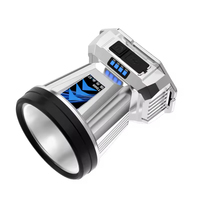Phare LED haute puissance super lumineux avec chargement USB, faisceau réglable, indice de protection IP65 - 3 modes pour la pêche, la plongée et l'utilisation en extérieur