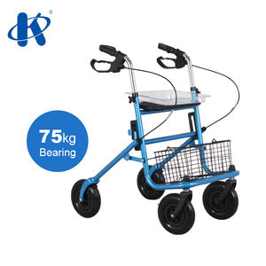 Kaiyang-silla de ruedas con estructura de acero KY9142, cuatro ruedas, enrollador, de pie, estilo europeo, para compras, Taiwán - Product Image 2