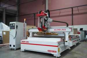 Router CNC ATC con un Solo Husillo, Control Syntec, Cabezal de Perforación y Mandrinado de Alta Velocidad para Fabricación de Muebles y Gabinetes de Madera - Product Image 2