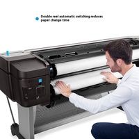 Designjet T1708 Plotter gráfico de 6 colores de gran formato de 44 pulgadas para máquinas de ingeniería de construcción
