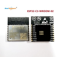 Esprestif ESP32-C3-WROOM-02-N4 asli 4MB 2.4GHz WiFi BLE5.0 modul nirkabel rumah pintar kapasitas tinggi