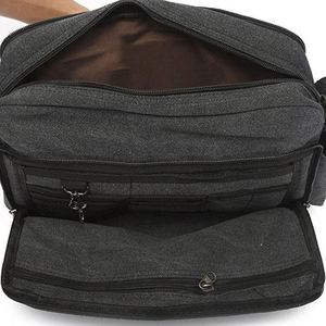 Bolso bandolera multifuncional informal para hombre Harwish de fábrica BSCI, bolso cruzado para deportes al aire libre (negro) - Product Image 6