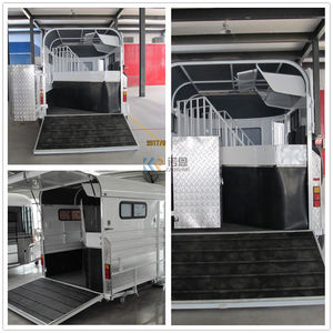 Remolque para Caballos con Espacio de Estancia, Estándares Australianos, OEM ODM 2025, Transporte de Caballos, Remolque de Lujo - Product Image 2