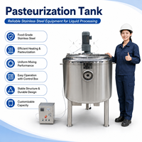 Pasteurisateur de Lait, Yaourt et Fruits Ace 300L 500 Litres pour Petites Séries (10L, 30L, 100L)