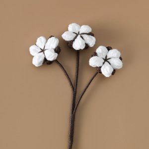 <span class=keywords><strong>Série</strong></span> de bouquets au crochet en laine transfrontalière de Noël Écologique de haute qualité Père Noël Pomme de pin et feuilles rouges - Product Image 3