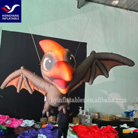 Décoration extérieure, dinosaure vert gonflable debout, mignon, pour la maison, les fêtes