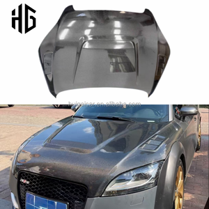 Capots avant à <span class=keywords><strong>prix</strong></span> réduit pour <span class=keywords><strong>Audi</strong></span> <span class=keywords><strong>TT</strong></span> TTS TTRS en fibre de carbone brillante, pièces automobiles, couvre-moteur, kit de conversion de carrosserie - Product Image 1