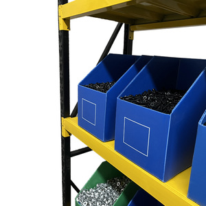 Tùy chỉnh đóng mở PP nhựa sóng kho có thể tháo rời công cụ phần cứng hộp lưu trữ đa chức năng chọn Stackable - Product Image 6