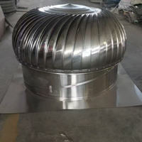 Turbine de ventilation de toit en acier inoxydable à énergie éolienne naturelle pour la circulation d'air des entrepôts, usines et bâtiments commerciaux