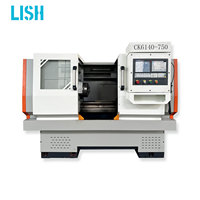 Fournisseur chinois en gros de tours CNC de précision à grande vitesse 220V/380V GSK CK6140 avec 4 postes à outils