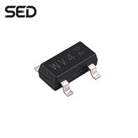 Diode Schottky double série BAT54S SOT23, authentique, en stock, puce SMD, 30V 200mA