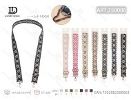 Woven Strap Gold Buckle <b>Webbing</b> Bag Charm MT-25004 - Product Image 1