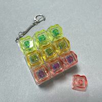 Custom Plastic Lightweight Keyboard Switch Keychain DIY Logo Design Keycap Relieve Stress Switches Printing
