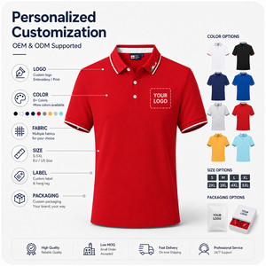Polo Personalizado Anti-Pilling de Cupro Unisex con Cuello con Ribete para Hombre y Mujer, Uniforme de Trabajo para Camareros, Uniforme de Restaurante, Polo Transpirable - Product Image 5