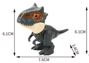 <span class=keywords><strong>Dinosaurios</strong></span> mordiendo los dedos marioneta Modelo figura novedad juguetes con las extremidades flexibles para niños y niñas - Product Image 5