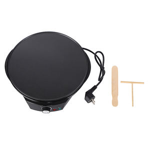 Meilleure vente Portable 1200W Pizza Maker ménage cuisine crêpières avec bouton réglable en température 30 CM 11.8 12 pouces plaque - Product Image 3