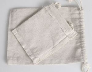 Custom <b>Pouch</b> Bags Cotton Favor Muslin Bags <b>Drawstring</b> Party Favor Bags Jewelry Product Packing Full Color Printed - Product Image 4