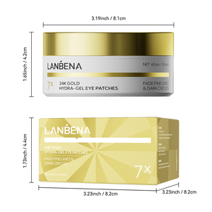 LANBENA มาส์กใต้ตาทองคำ 24k ขายดี เจลคอลลาเจน แผ่นมาส์กใต้ตา คอลลาเจน - Product Image 6