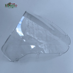 KOLMIO-LAM Compatible avec HONDA CBR900 CBR929 <span class=keywords><strong>CBR</strong></span> 900 <span class=keywords><strong>929</strong></span> 2000 <span class=keywords><strong>2001</strong></span> Déflecteur de vent Pare-brise Double bulle - Product Image 6