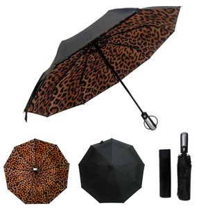 Parapluie pliable automatique pour adultes, pliable en 3 sections, anti-UV, promotionnel, personnalisé avec logo, Regenschirm - Product Image 3