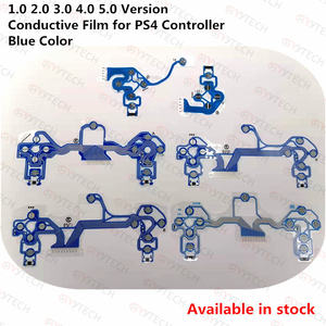 Film conducteur OEM SYYTECH pour manette <span class=keywords><strong>Playstation</strong></span> <span class=keywords><strong>4</strong></span> PS4, réparation du joystick, vert bleu, pièces de rechange - Product Image 3
