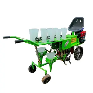 hand push diesel vegetable seeder planter seedling transplanter tomato planting machinery