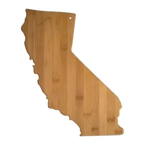 LONGYAN WANGHONG-bambú personalizado en forma de Estado de California, servicio de bambú y tabla de corte, fabricante de China
