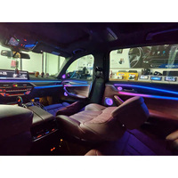 Kit d'éclairage d'ambiance universel pour intérieur de voiture 12V, 64 couleurs, symphonie dynamique, bande LED K4 RGB pour 98% des véhicules, 18 en 1/10 en 1/6 en 1