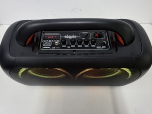Altoparlante <span class=keywords><strong>Karaoke</strong></span> Wireless BT a Doppio Driver con Microfono, Stereo, Bassi Profondi, Woofer <span class=keywords><strong>HIFI</strong></span>, Luce LED, Home Theatre 40W, Attivo per Feste e DJ - Product Image 2