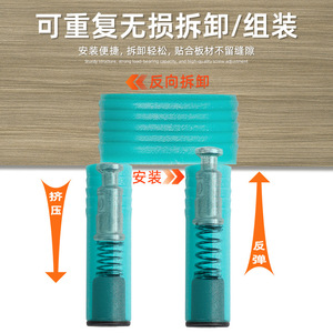 Conector Telescópico Flexible Shengshimingxin, Versión Azul de Plástico, Fácil Instalación para Soporte de Estantes de Muebles - Product Image 1