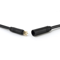 Connecteurs électriques mâles femelles en PVC à 9 broches personnalisés 3 + 6 pôles prise de câble d'éclairage étanche pour E-Scooter évalué 10A Contact en cuivre
