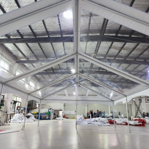 Cho Celina đầu hồi Thạc sĩ Khung lều 20ft x 40ft (6.1m x 12.2m) rõ ràng Top PVC vải Đảng tổ chức sự kiện đám cưới marquee lều - Product Image 3