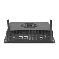 Mini PC industriel embarqué, processeur Core I5 1235U, RAM maximale de 64 Go, double LAN avec 2 RS232/RS485 GPIO, double HD+DP, triple affichage