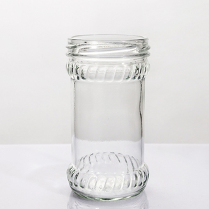Pot de conservation rond en verre avec couvercle en bambou, récipients de rangement, pots à aliments, salière et poivrière - Product Image 3
