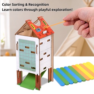 Juego Educativo para Niños, Palitos Vibrantes y Coloridos, Juego <span class=keywords><strong>de</strong></span> Clasificación <span class=keywords><strong>de</strong></span> Colores, Juego <span class=keywords><strong>de</strong></span> Reconocimiento, 3 en 1, Multifuncional, Juego <span class=keywords><strong>de</strong></span> Recoger y Tirar Palitos - Product Image 4