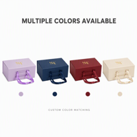 Boîte cadeau de luxe pliable personnalisée en gros avec fermeture magnétique et ruban pour l'expédition de vêtements et de perruques
