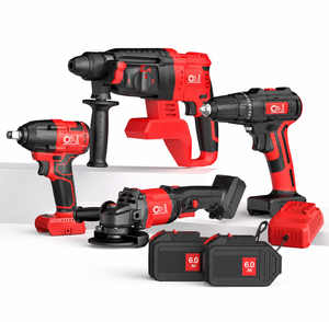 Kit de clé électrique de vente chaude pour bricolage amélioration de l'habitat prix d'usine ensemble d'outils ménagers Perceuse Visseuse Sans Fil OEM - Product Image 1