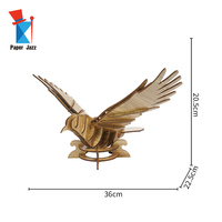 Puzzle 3D in Legno a Forma di Colomba - Kit Educativo STEAM per lo Sviluppo delle Abilità