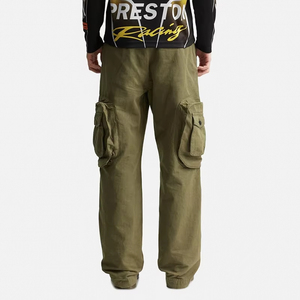 Mode personnalisé de haute qualité Ripstop ample utilitaire multi-poches coton grande taille travail Baggy Cargo pantalon pour hommes - Product Image 3