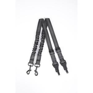 Sabuk pengaman mobil anjing, hitam, nilon, dapat diatur, Multifungsi, klip perjalanan keselamatan reflektif dengan pita pola Solid, <span class=keywords><strong>Harness</strong></span> mobil hewan peliharaan - Product Image 1