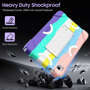 3 trong 1 Silicone cứng PC trường hợp chống sốc cho <span class=keywords><strong>Samsung</strong></span> Tablet trường hợp bìa cho Galaxy A9 8.<span class=keywords><strong>7</strong></span> 2023 SM-X110/x115/x117 - Product Image 4