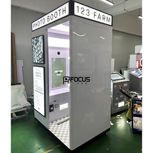 Jlj Tùy Chỉnh Trắng Ảnh Gian Hàng Máy In Phần Mềm Đồng Xu Kỹ Thuật Số Vỏ Máy Bán Hàng Tự Động Nhà Cung Cấp Tự Cho Thuê Photobooth Cho Bán - Product Image 1