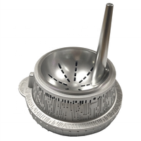 Service d'usinage OEM 5 axes CNC pièces en aluminium polissage miroir Service d'usinage anodisé argent métal tournant Prototype rapide