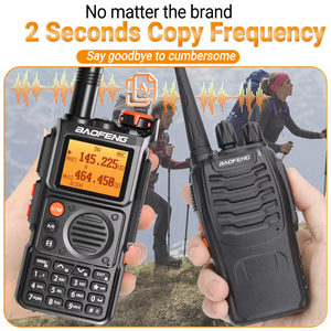 Baofeng UV-K6 Air Band talkie-walkie fréquence sans fil multi-bande type-c <span class=keywords><strong>Portable</strong></span> UHF VHF longue portée UV5R <span class=keywords><strong>radio</strong></span> jambon bidirectionnelle - Product Image 4