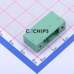 KF2EDGVM-7.5-2P Plug-in Terminal <b>Block</b> Through hole,P=7.5mm Connector Board-to-Board / Socket - Closed <b>Screw</b> Fixing 1x2P 7.5mm - Product Image 1