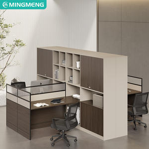 Escritorio de oficina financiero, escritorio para personal, gabinete alto, escritorio doble para personal, cabina con pantalla para supervisor, escritorio para supervisor de contabilidad - Product Image 5