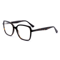 Monture de lunettes optiques pleine monture carrée en acétate mince et durable pour adultes – Lunettes de lecture tendance pour les magasins d'optique