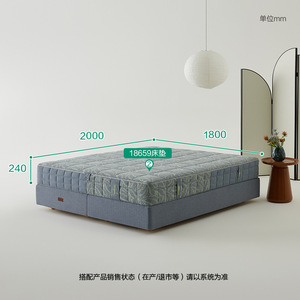 ที่นอนสปริงซิมมอนส์ 18659 แคชเมียร์ คิว อีลาสติก คอตตอน วูล ขนาด 1.8 ม. ความแน่นปานกลาง ดีไซน์ร่วมสมัย รองรับกระดูกสันหลัง - Product Image 4