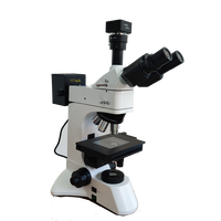5,10,40,60,100 Objective Trinocular Metallographic Microscope Equipped Bright Field Objective with Camera and Analysis System