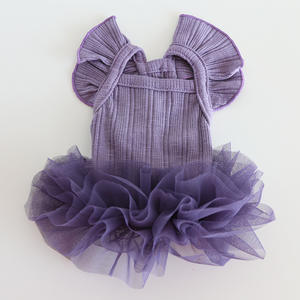 Oem odm יוקרה פוליאסטר חיית מחמד שמלת כלה קטנה כלב וחצאית חולצה לבגדי קיץ באביב מותאם אישית - Product Image 2